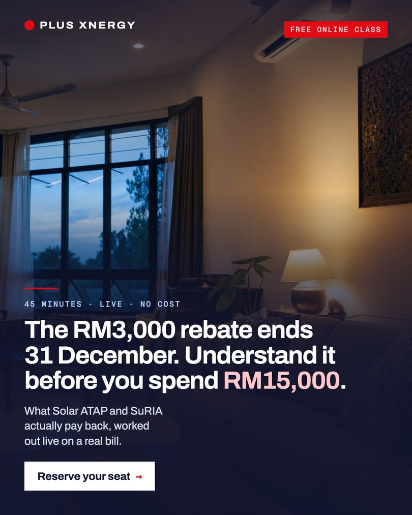 Ad: The RM3,000 rebate ends 31 December. Understand it before you spend RM15,000.